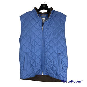 Peter Millar Men's Medium 100% Polyester Quilted Vest Sz Medium